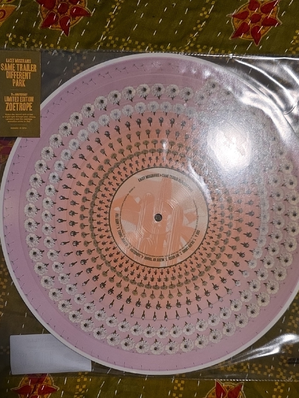 Limited Edition Kacey Musgraves Zoetrope Vinyl Record